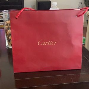 small cartier shopping bag